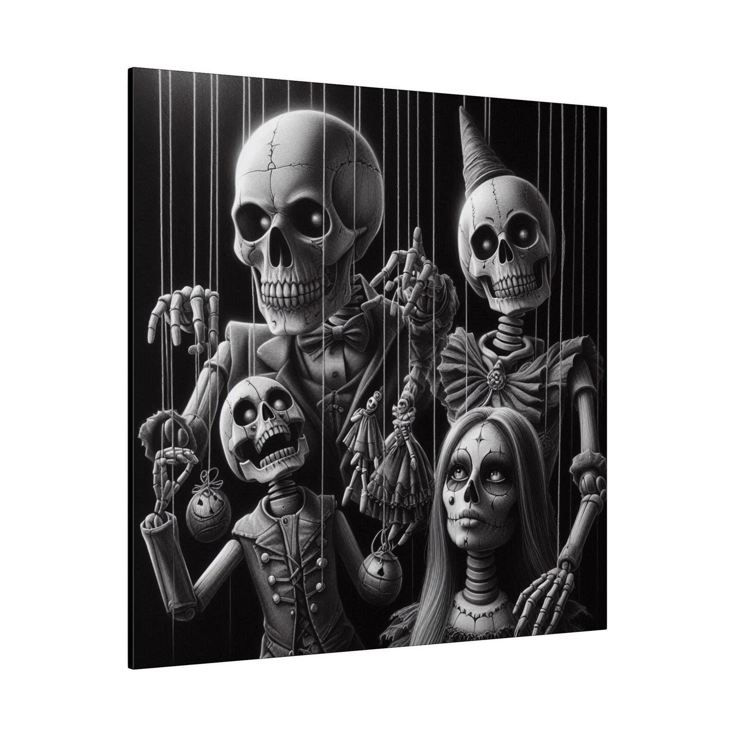 Halloween Marionettes Canvas Print