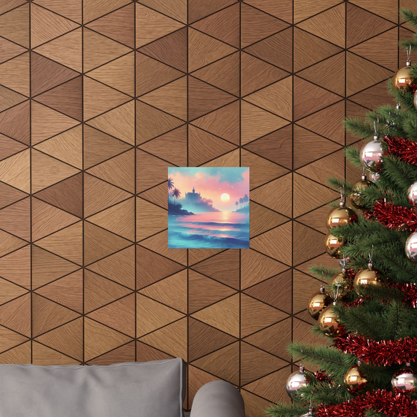 Beach Sunset F Vertical Posters