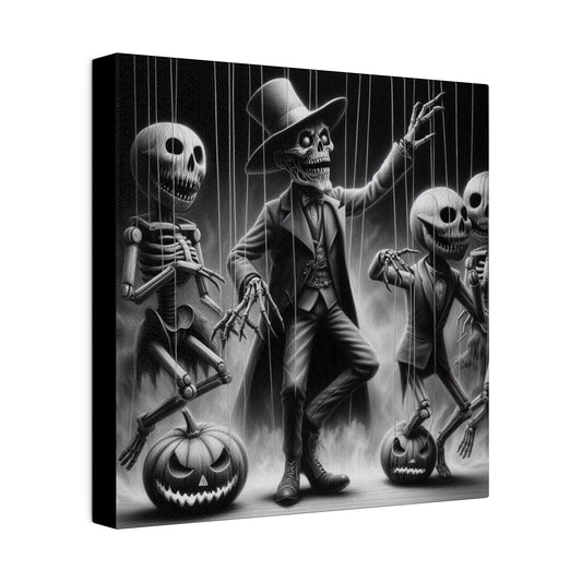 Halloween Marionettes Canvas Print