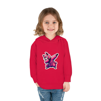 Dabbing Llama Toddler Pullover Fleece Hoodie