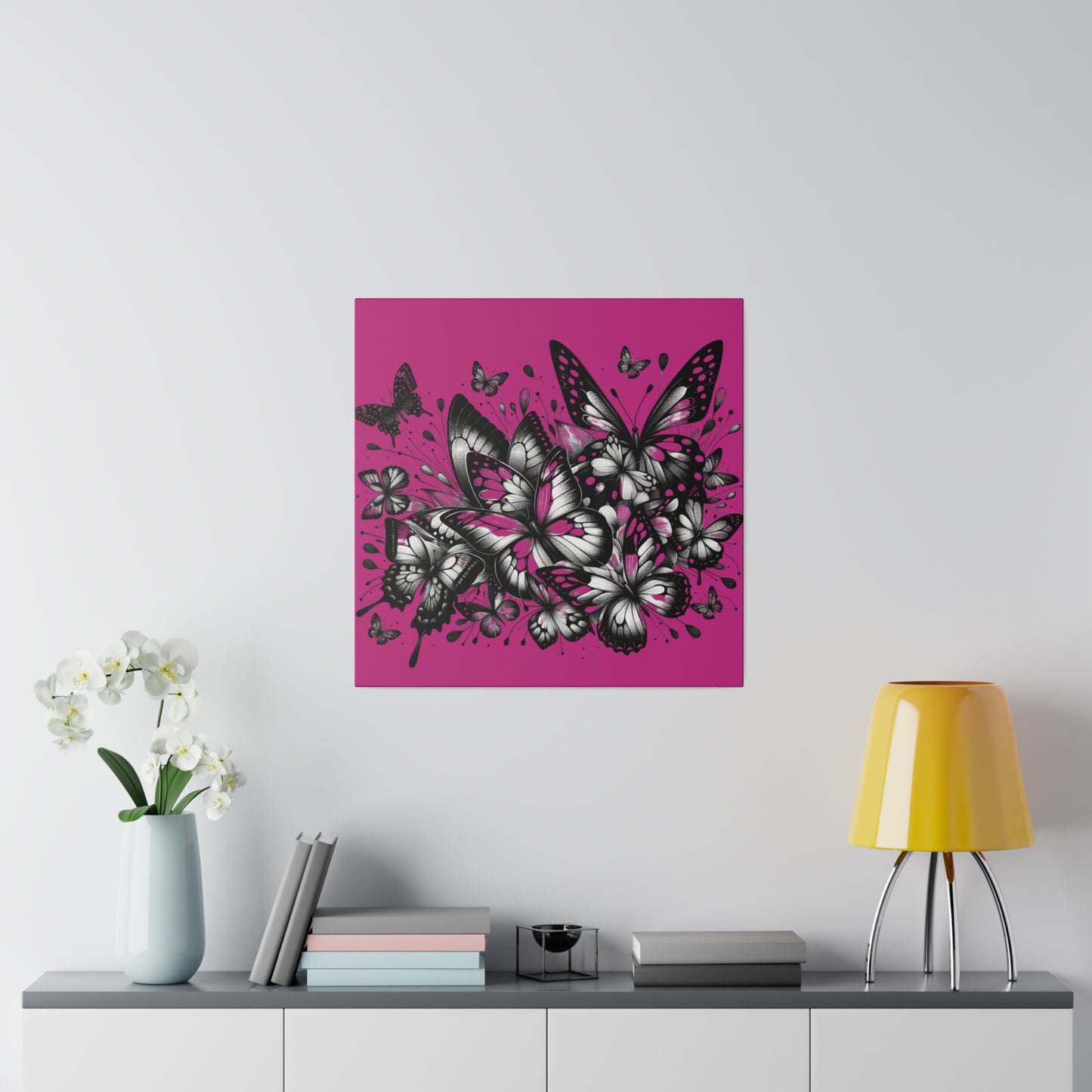 Butterfly Rush Graphic Original Matte Canvas, Stretched, 0.75"