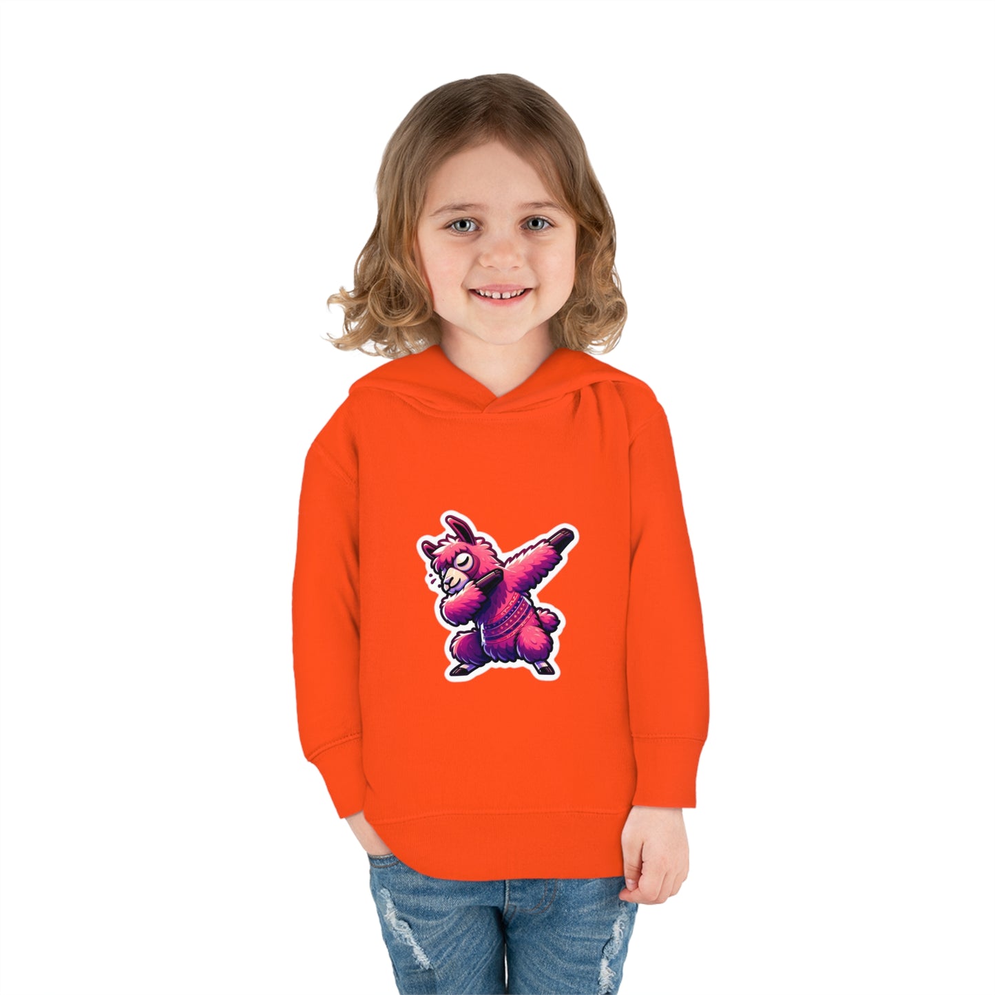 Dabbing Llama Toddler Pullover Fleece Hoodie
