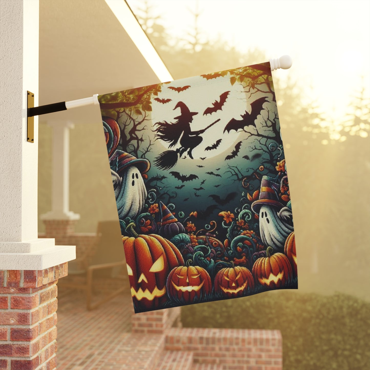 Halloween Garden & House Banner