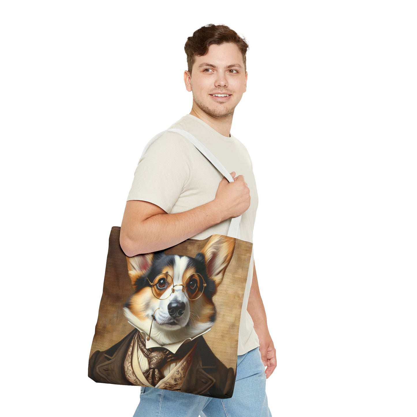 Mr Pembroke Welsh Corgi Tote Bag (AOP)