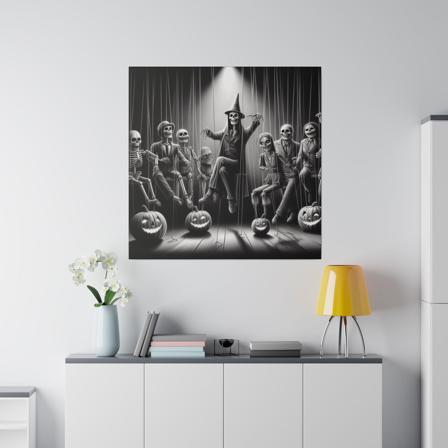 Halloween Marionettes Canvas Print