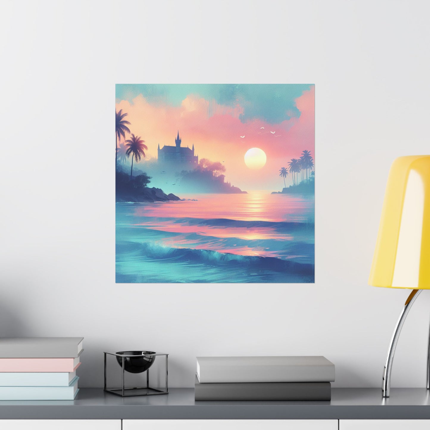 Beach Sunset F Vertical Posters