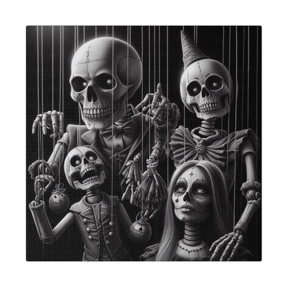 Halloween Marionettes Canvas Print