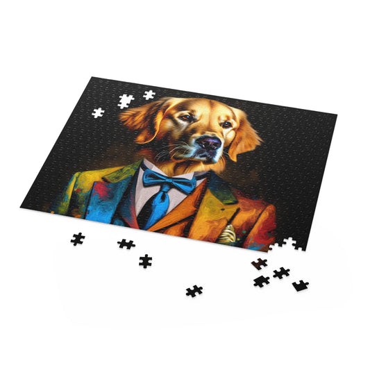 Mr Golden Retriever Puzzle (120, 252, 500-Piece)