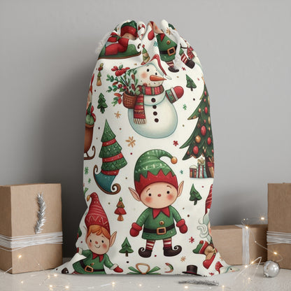 Snowman & Elf Gift Sack