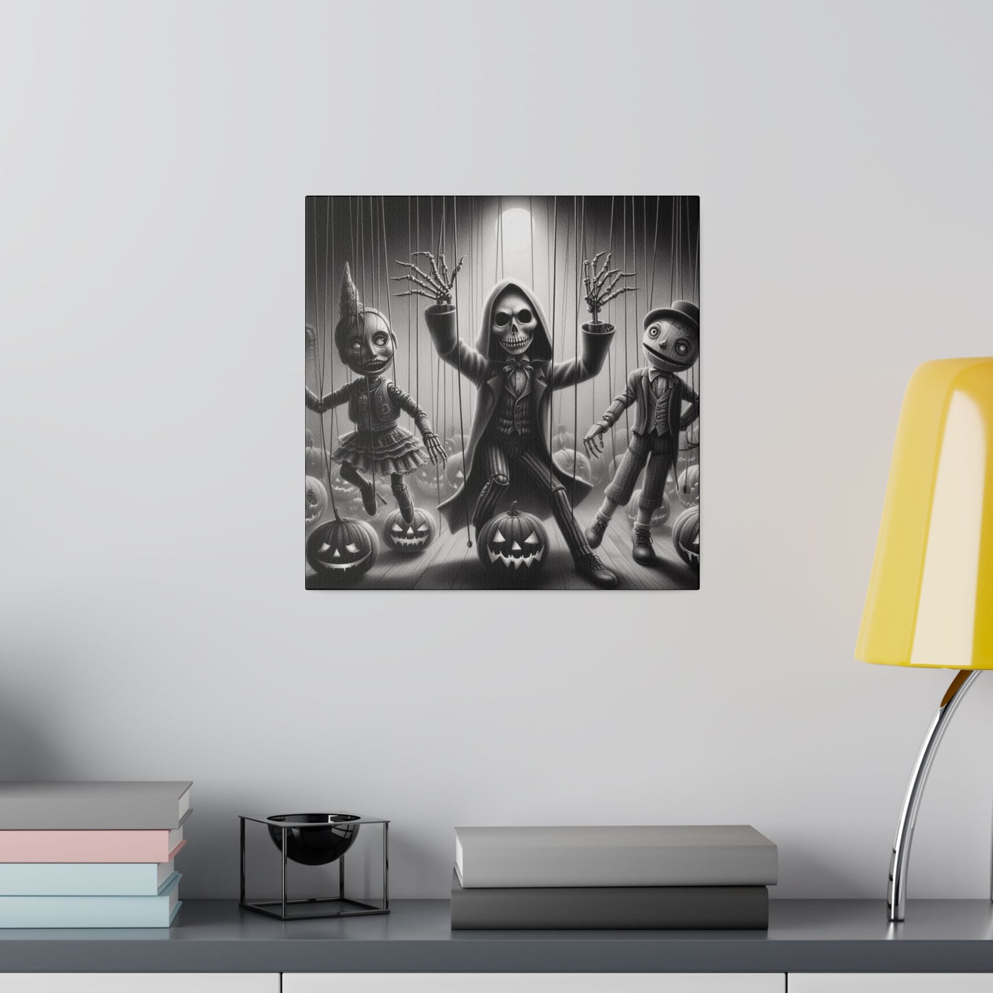 Halloween Marionettes Canvas Print