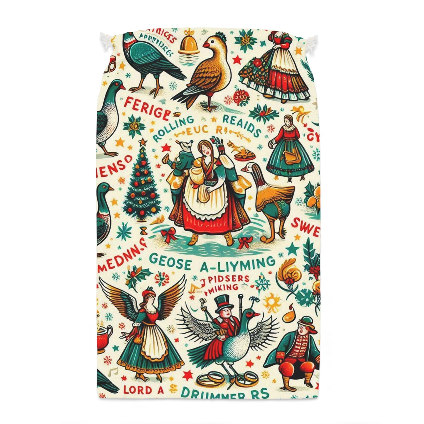 Maids-A-Milking Christmas Gift Sack