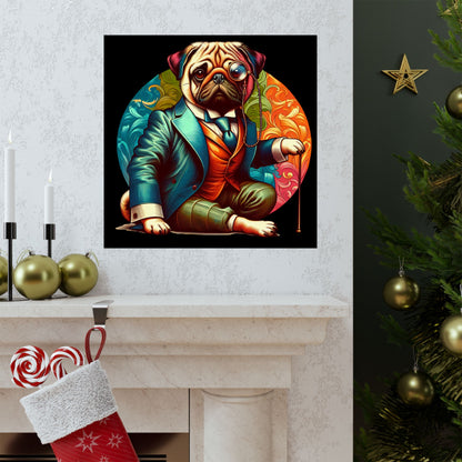 Mr Pug Vertical Posters