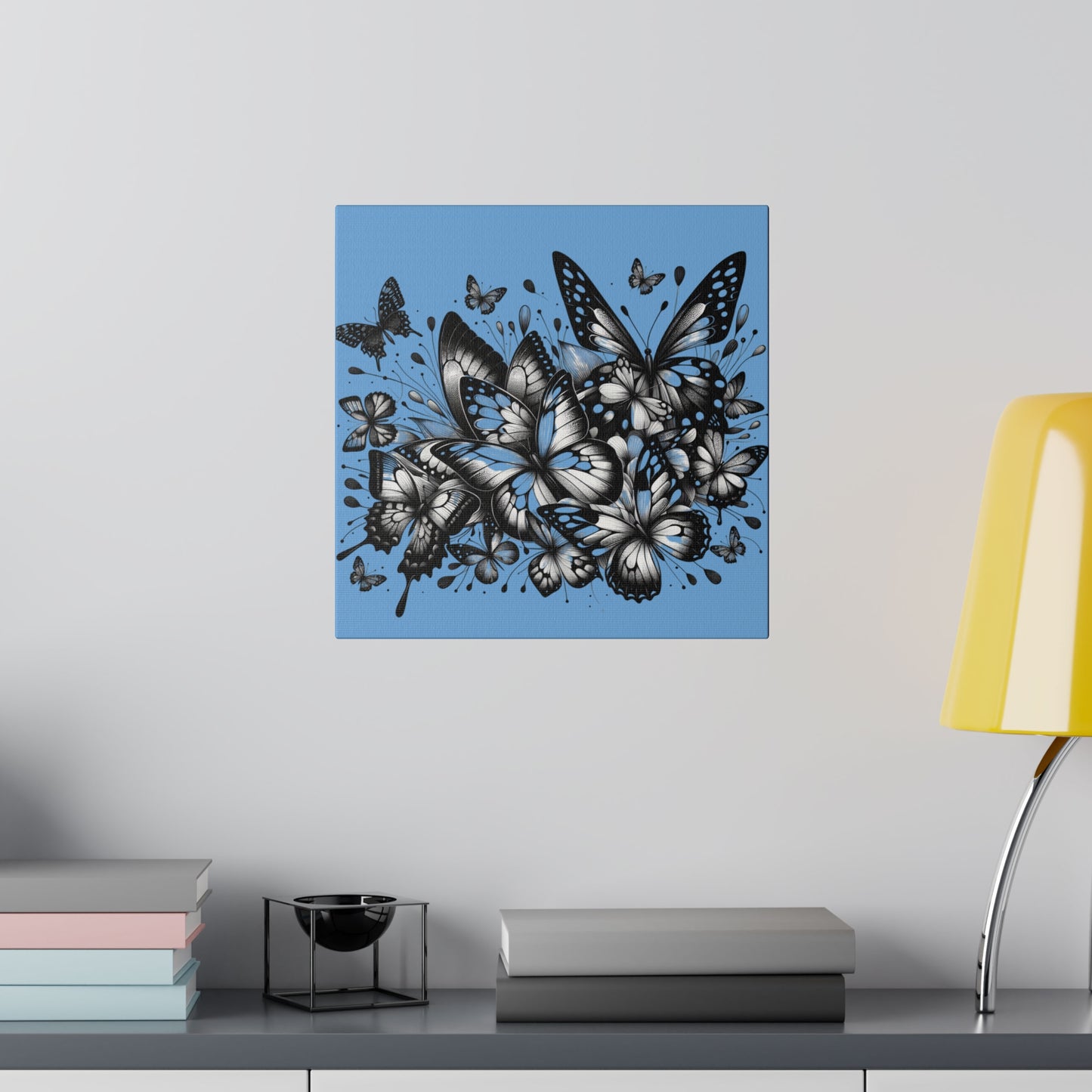Butterfly Rush Graphic Original Matte Canvas, Stretched, 0.75"