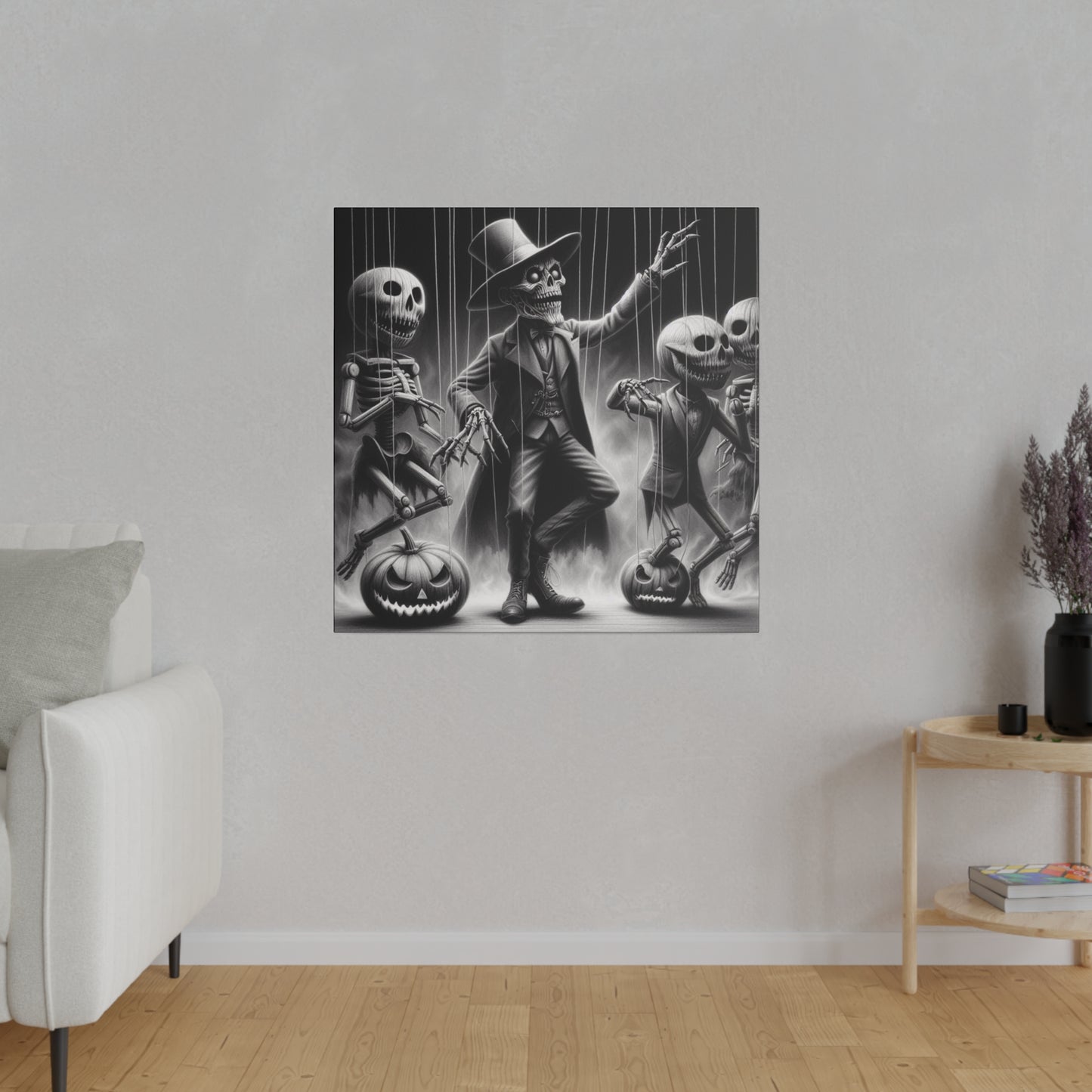 Halloween Marionettes Canvas Print