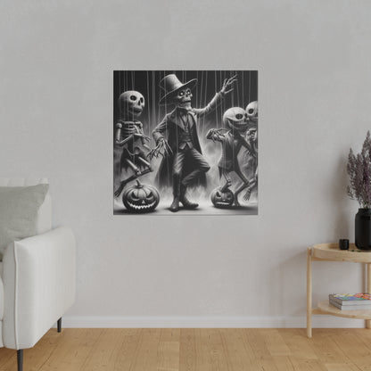 Halloween Marionettes Canvas Print