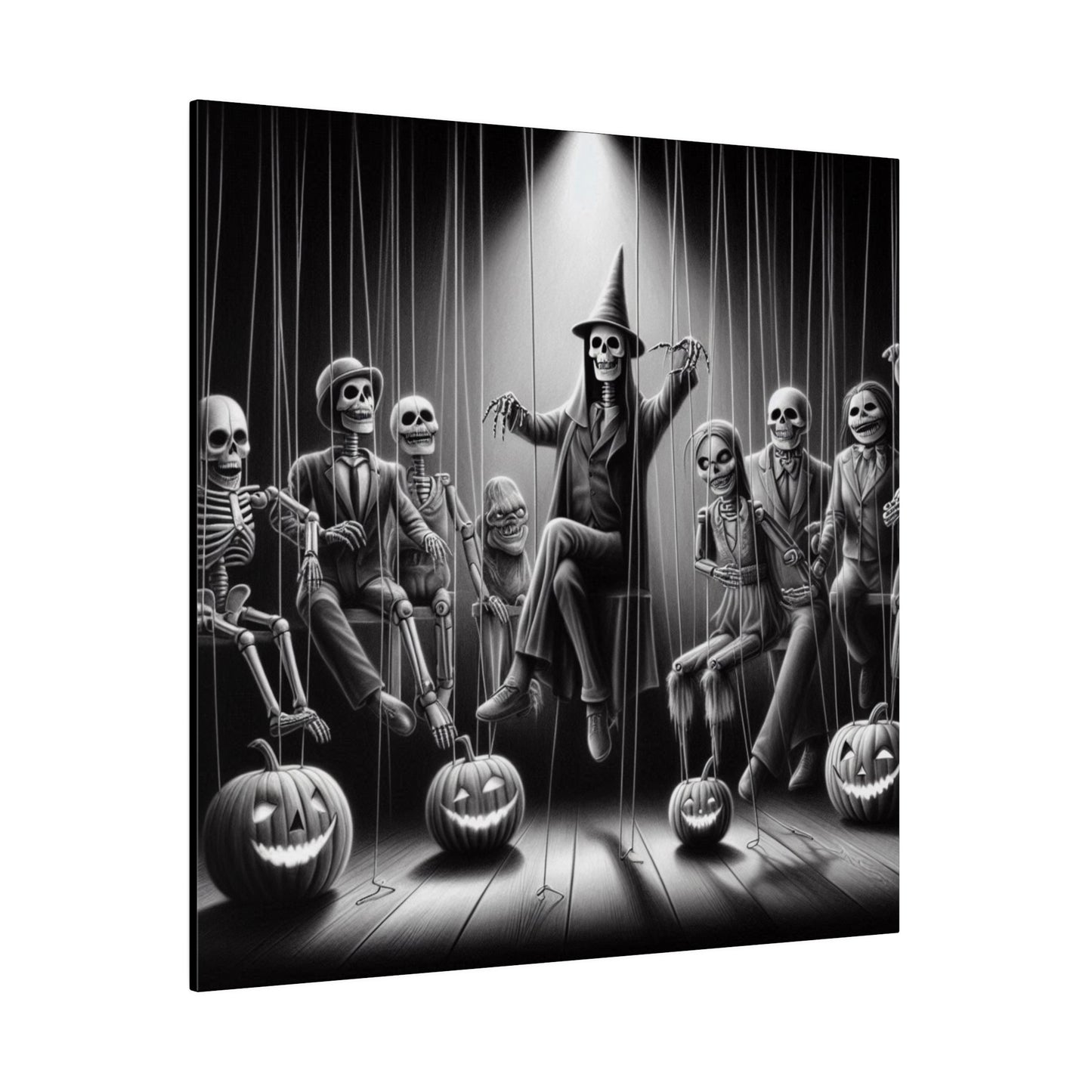 Halloween Marionettes Canvas Print