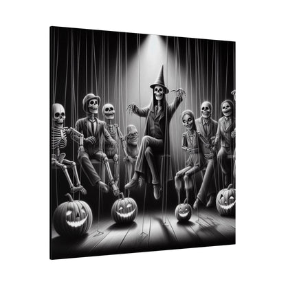 Halloween Marionettes Canvas Print