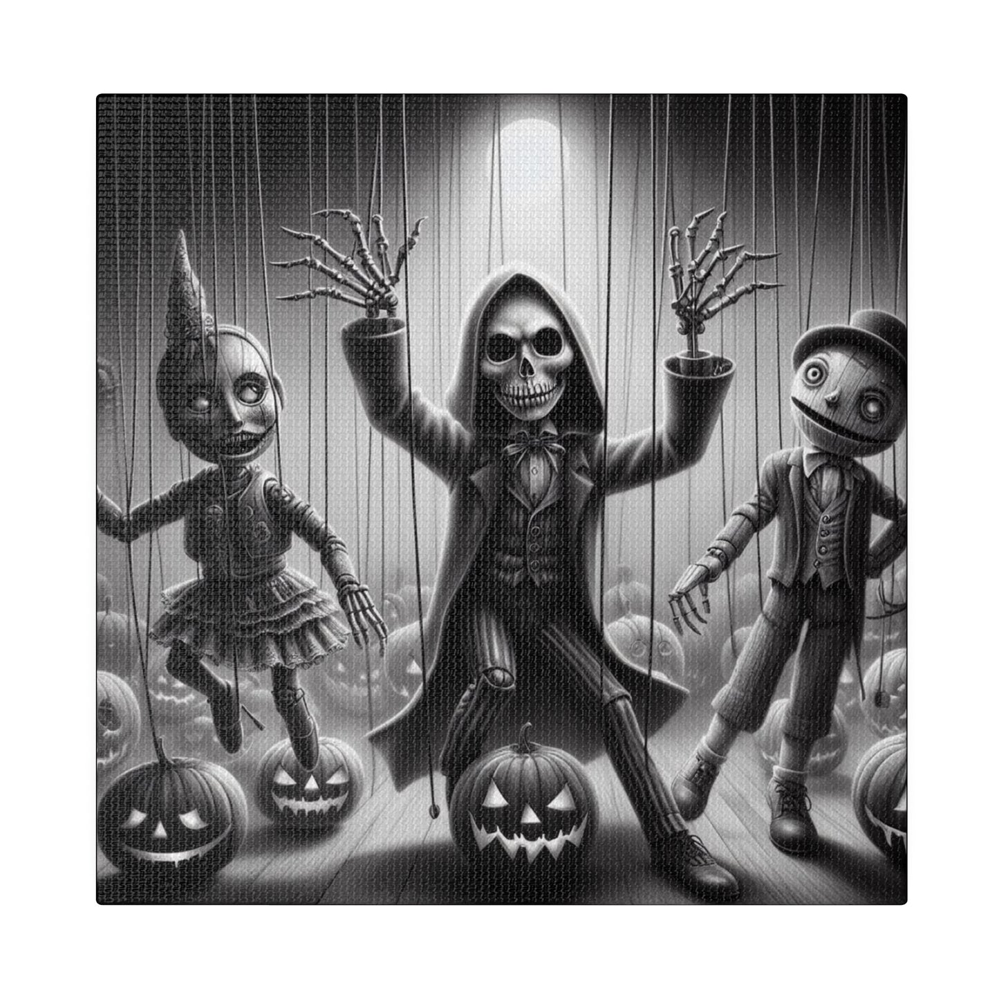 Halloween Marionettes Canvas Print