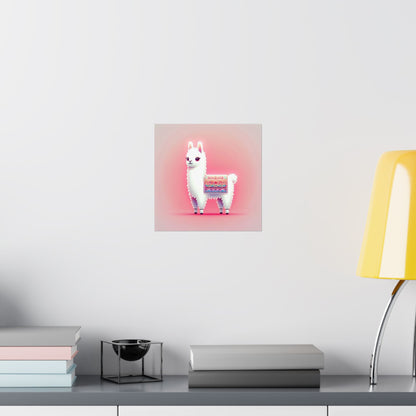 Llama A Vertical Posters