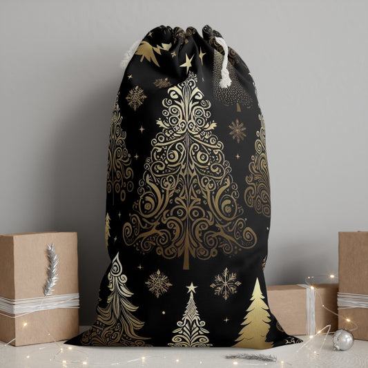 Fancy Christmas Trees Gift Sack