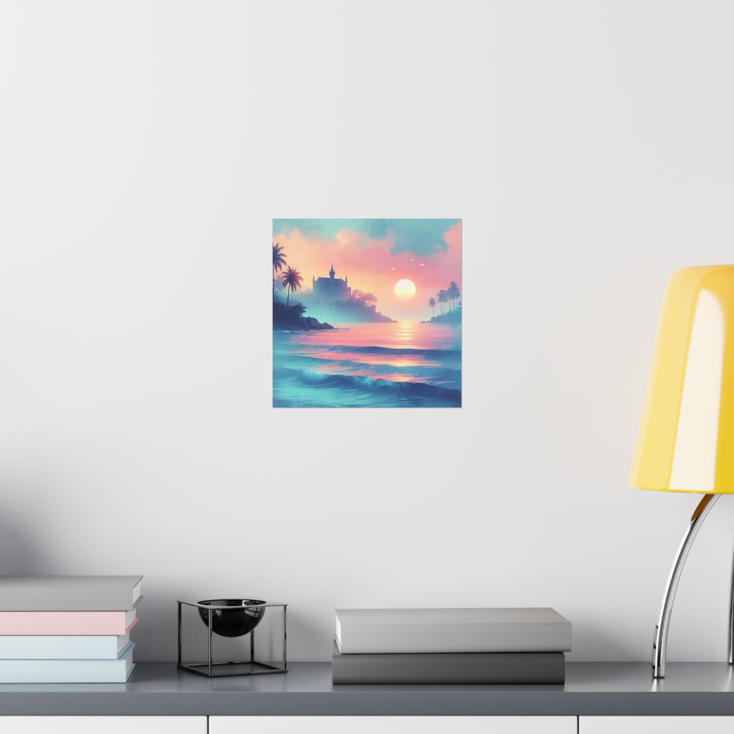 Beach Sunset F Vertical Posters