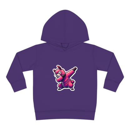 Dabbing Llama Toddler Pullover Fleece Hoodie