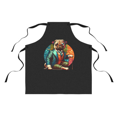 Mr Pug Zoom Apron
