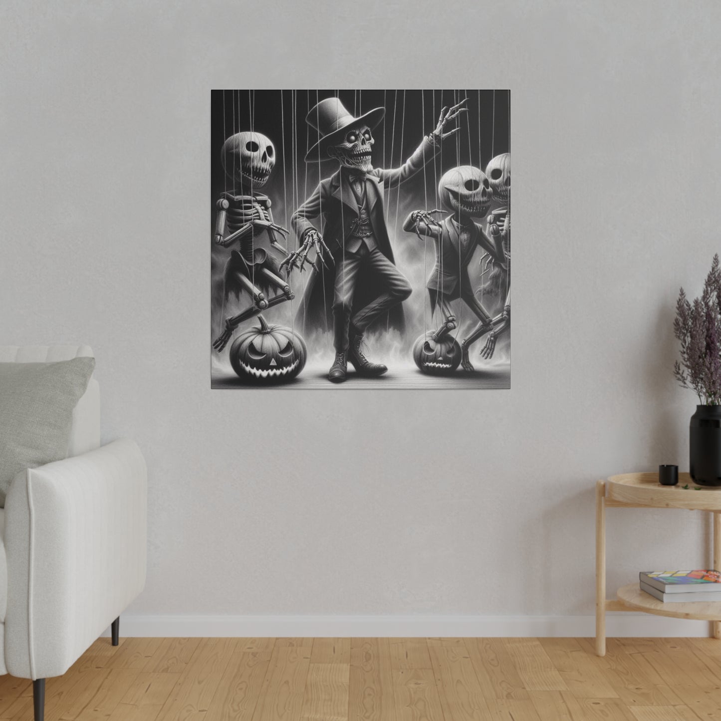 Halloween Marionettes Canvas Print