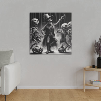Halloween Marionettes Canvas Print
