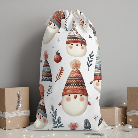 Santa Gonk & Birds Christmas Gift Sack
