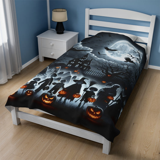 Halloween Collection Velveteen Plush Blanket