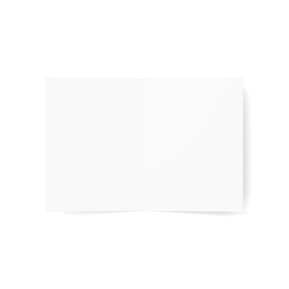 Siamese Fighting Fish (Betta) Yellow Male Greeting Cards BLANK (1, 10, 30, and 50pcs)