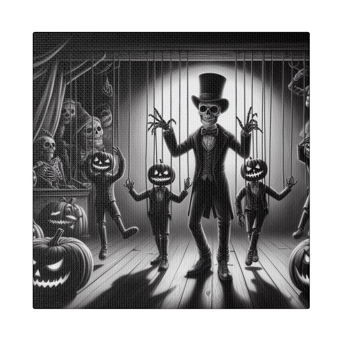Halloween Marionettes Canvas Print