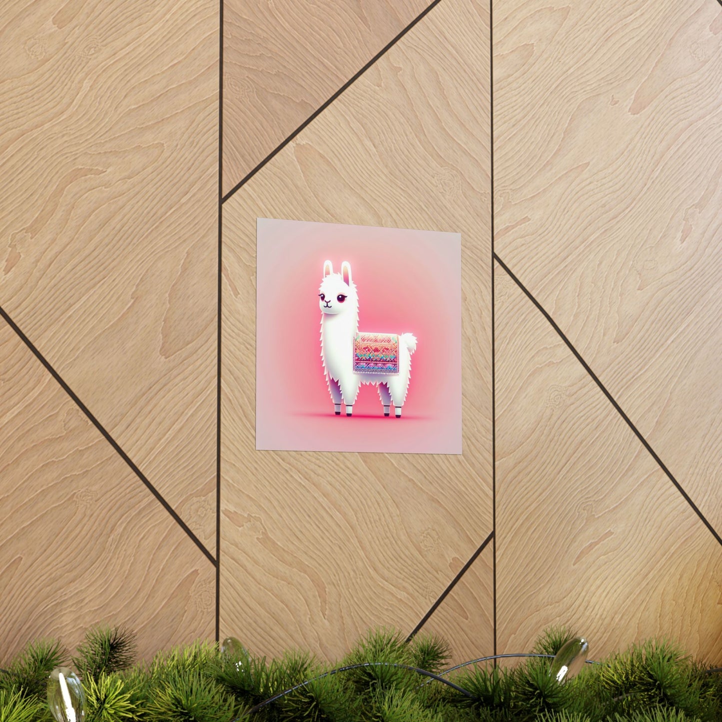 Llama A Vertical Posters
