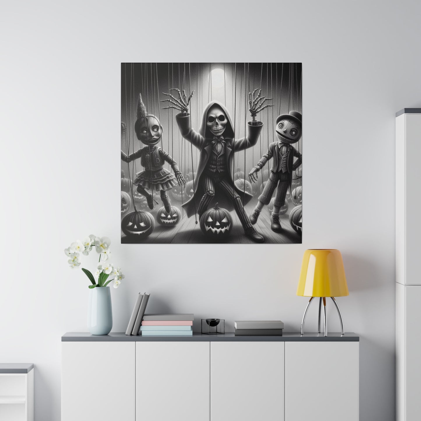 Halloween Marionettes Canvas Print