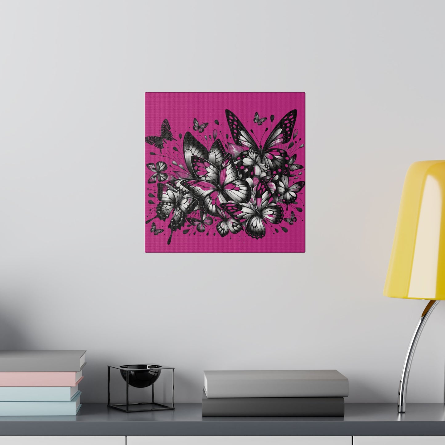Butterfly Rush Graphic Original Matte Canvas, Stretched, 0.75"