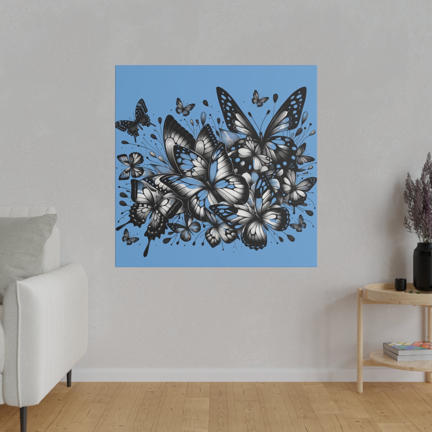 Butterfly Rush Graphic Original Matte Canvas, Stretched, 0.75"