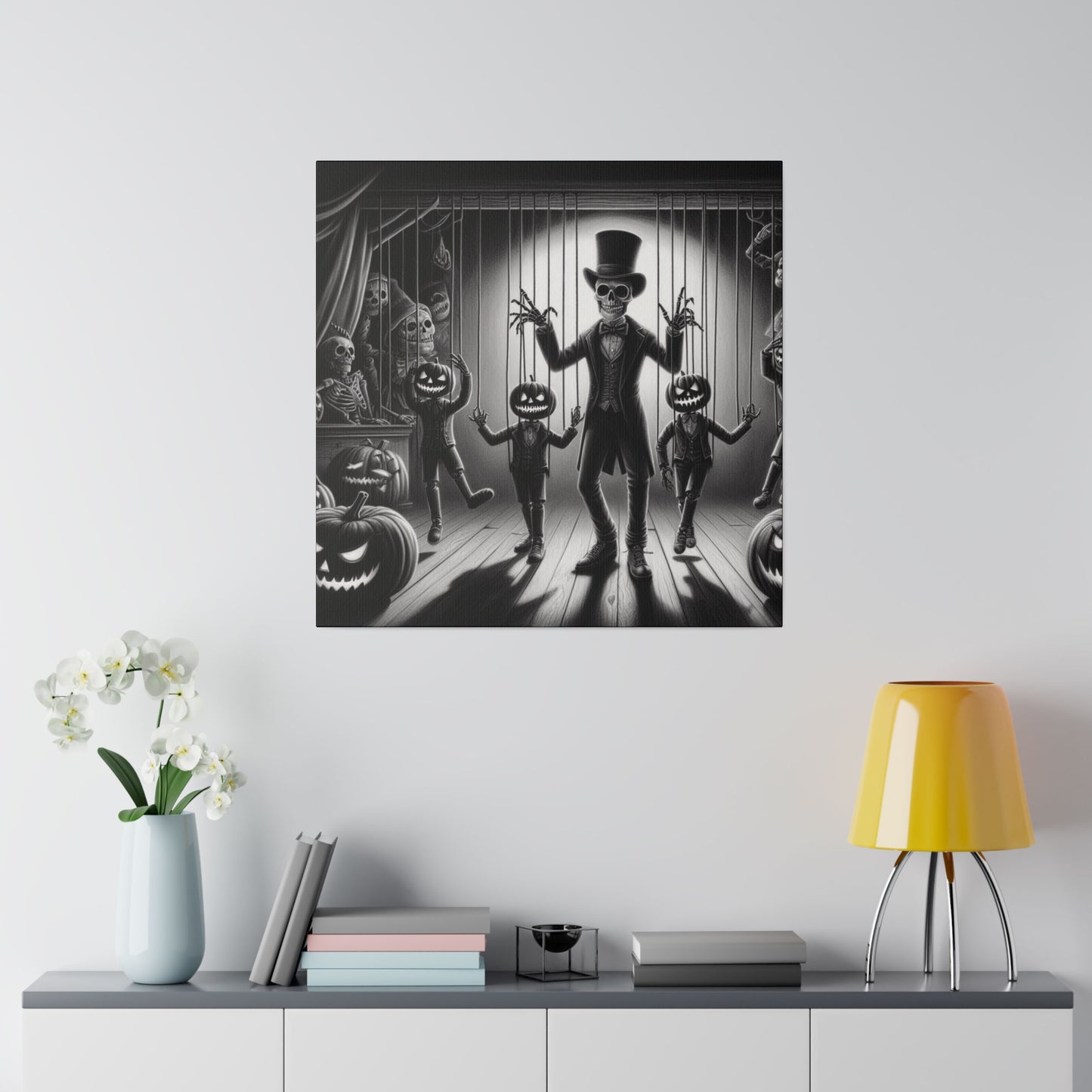 Halloween Marionettes Canvas Print