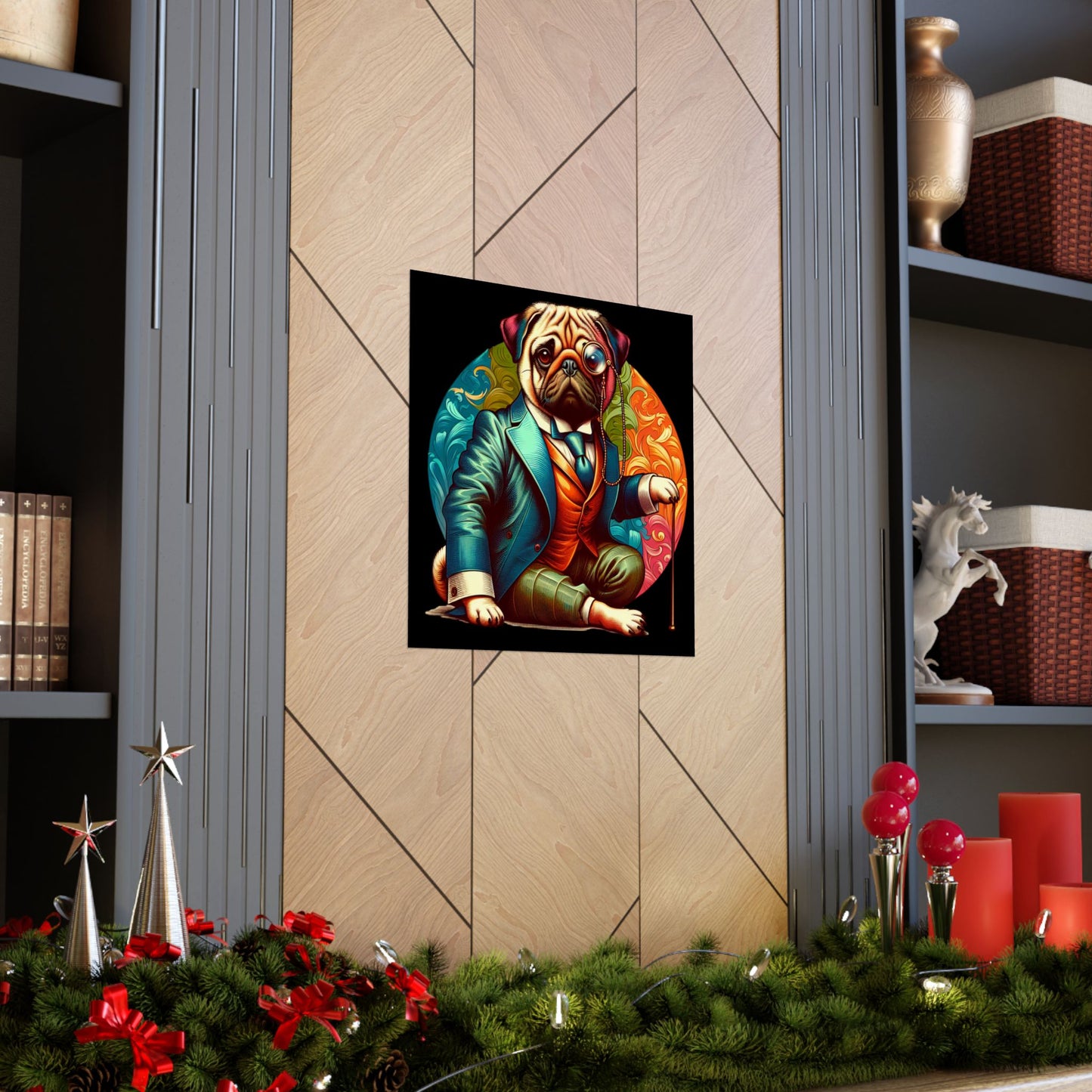 Mr Pug Vertical Posters