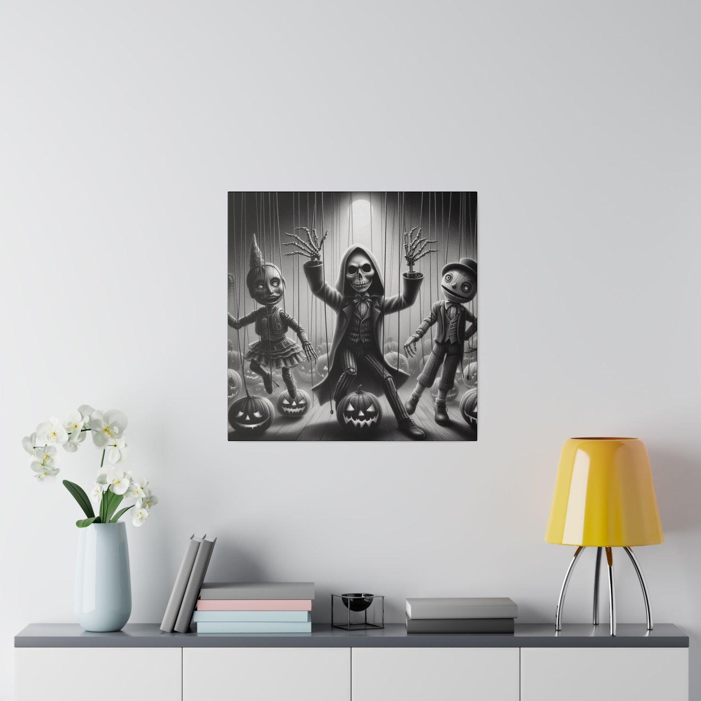 Halloween Marionettes Canvas Print