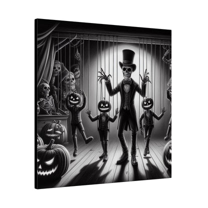 Halloween Marionettes Canvas Print