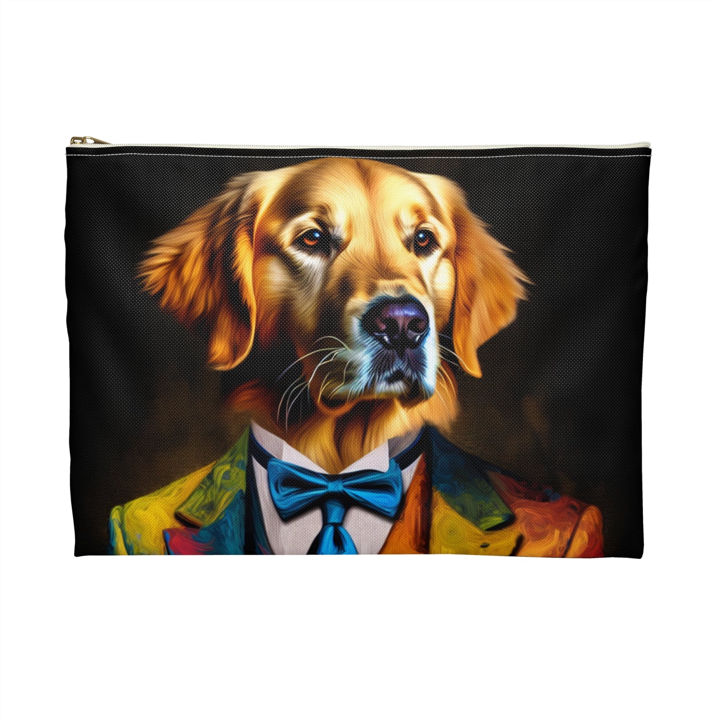 Mr Golden Retriever Accessory Pouch