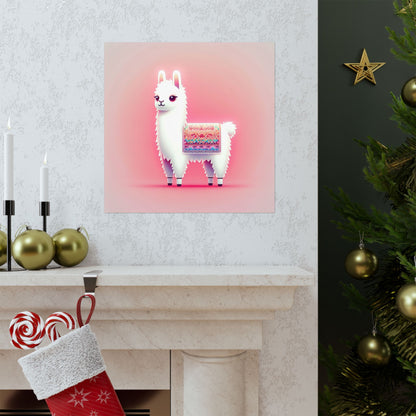 Llama A Vertical Posters
