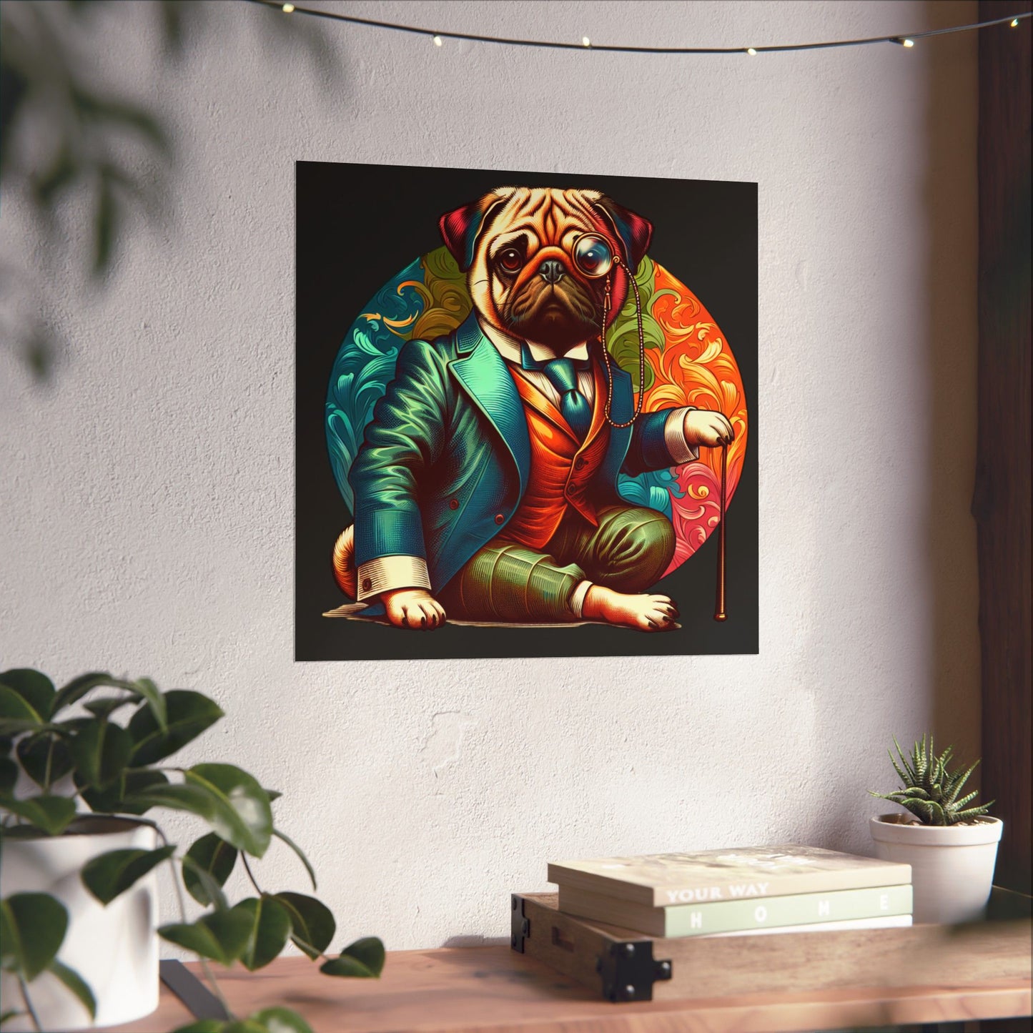 Mr Pug Vertical Posters