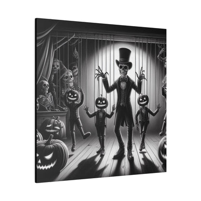 Halloween Marionettes Canvas Print