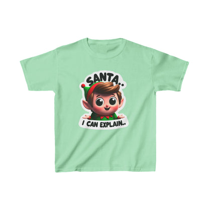 "Santa, I Can Explain" Scout Elf Heavy Cotton™ Tee