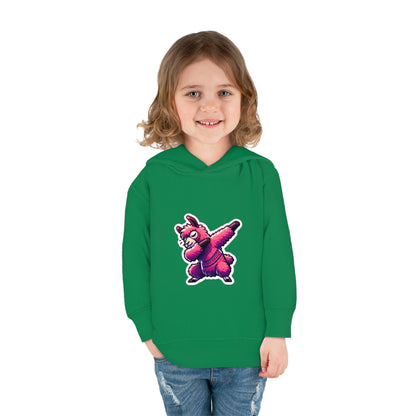 Dabbing Llama Toddler Pullover Fleece Hoodie