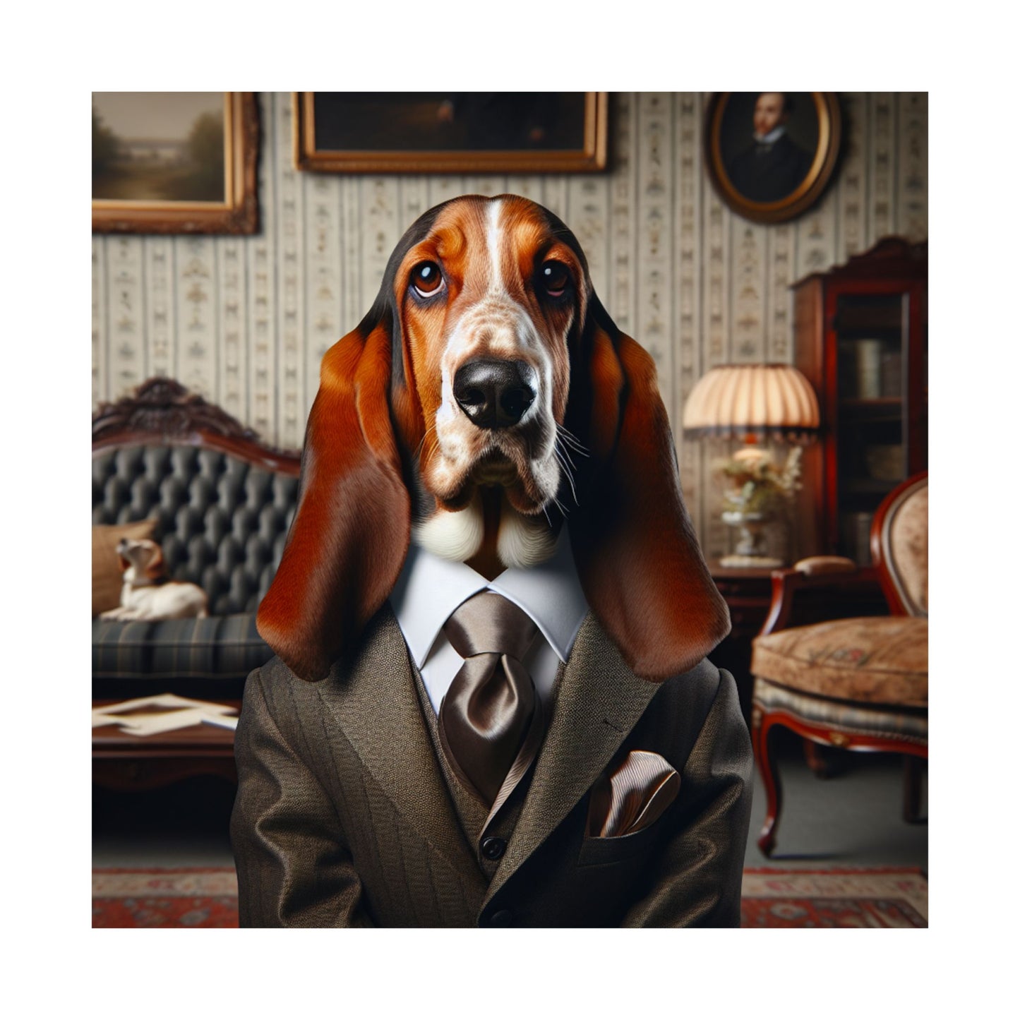 Mr Basset Hound Vertical Posters