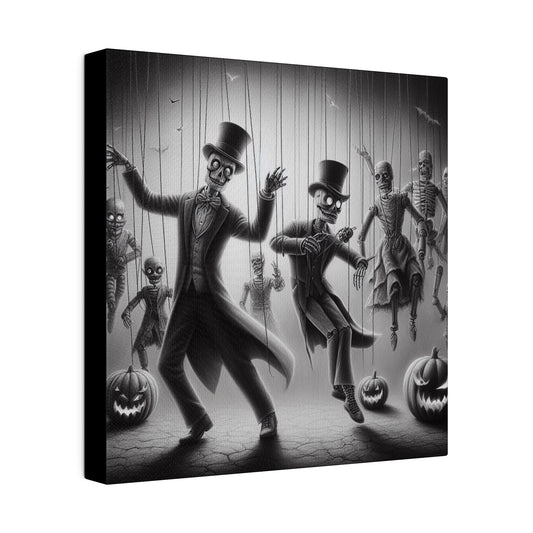 Halloween Marionettes Canvas Print