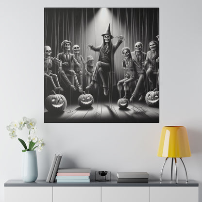 Halloween Marionettes Canvas Print